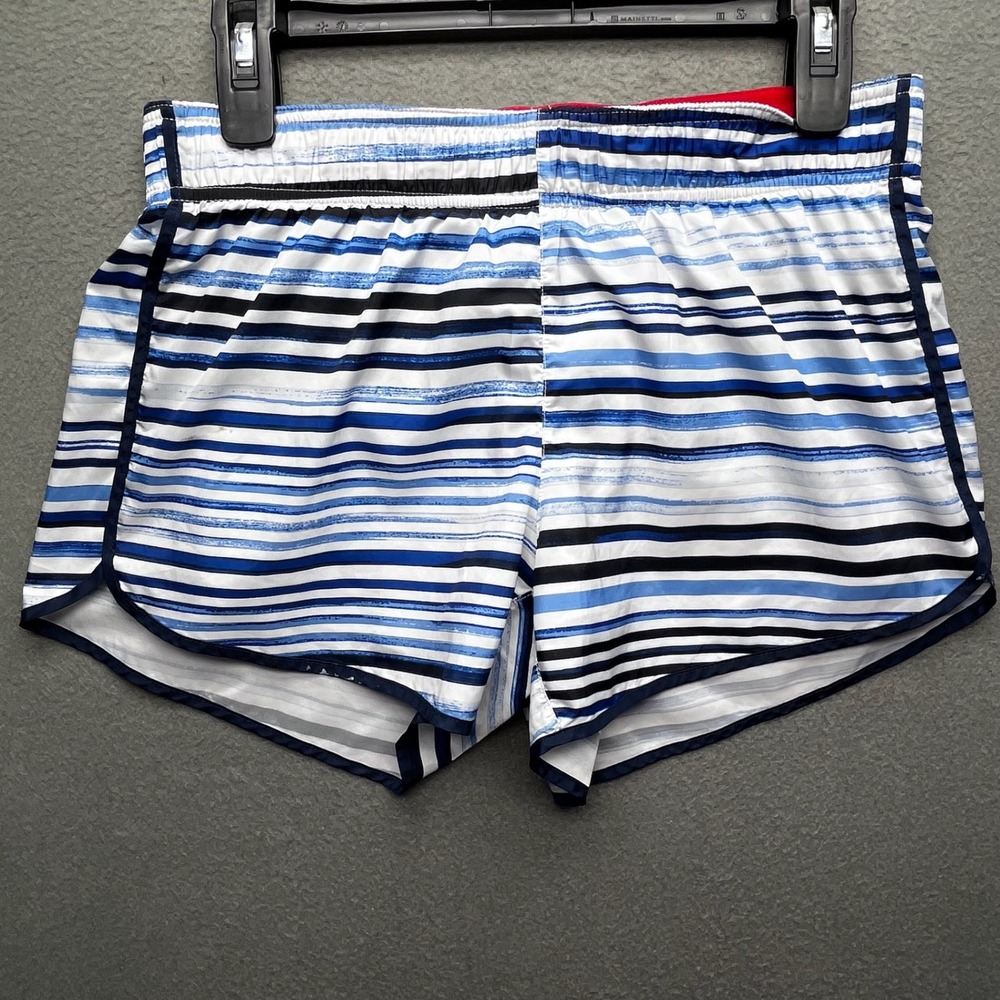 Tommy Hilfiger Women Running Shorts Striped‎ Polyester Small Nautical Sporty